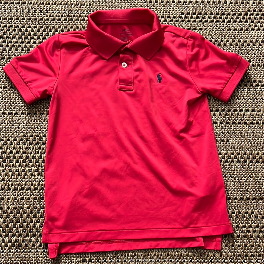 Polo by Ralph Lauren Red Polo Shirt Vibrant Piqué Knit